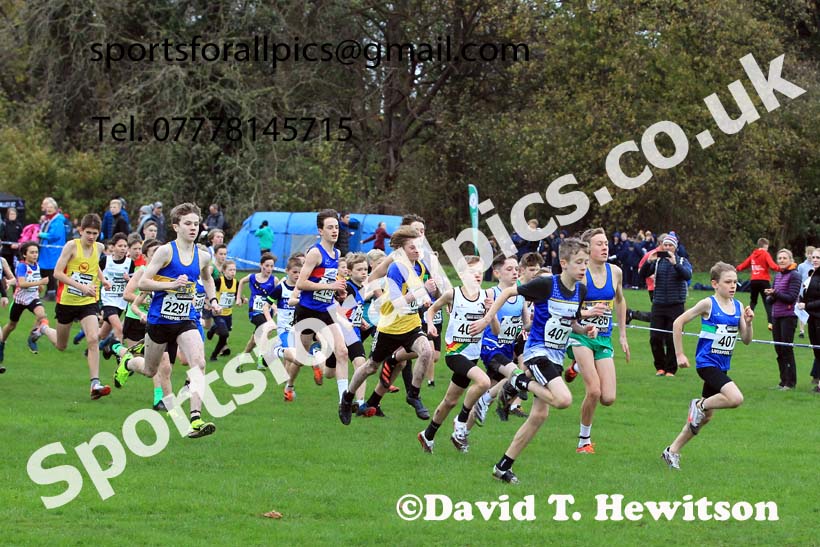 Boys Under-13s, 2022 British Athletics Cross Challenge, Sefton Park, Liverpool.  Photo: David T. Hewitson/Sports for All Pics